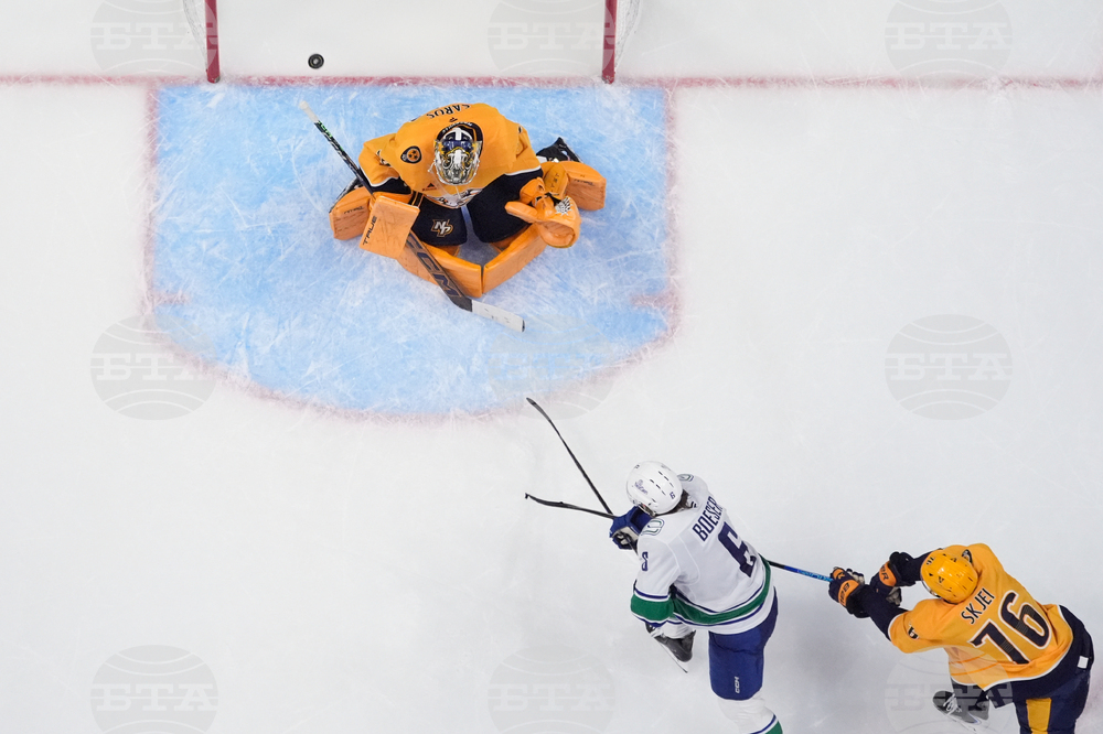 Canucks Predators Hockey