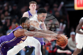 Lakers Trail Blazers Basketball