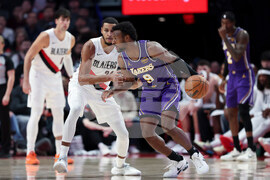 Lakers Trail Blazers Basketball