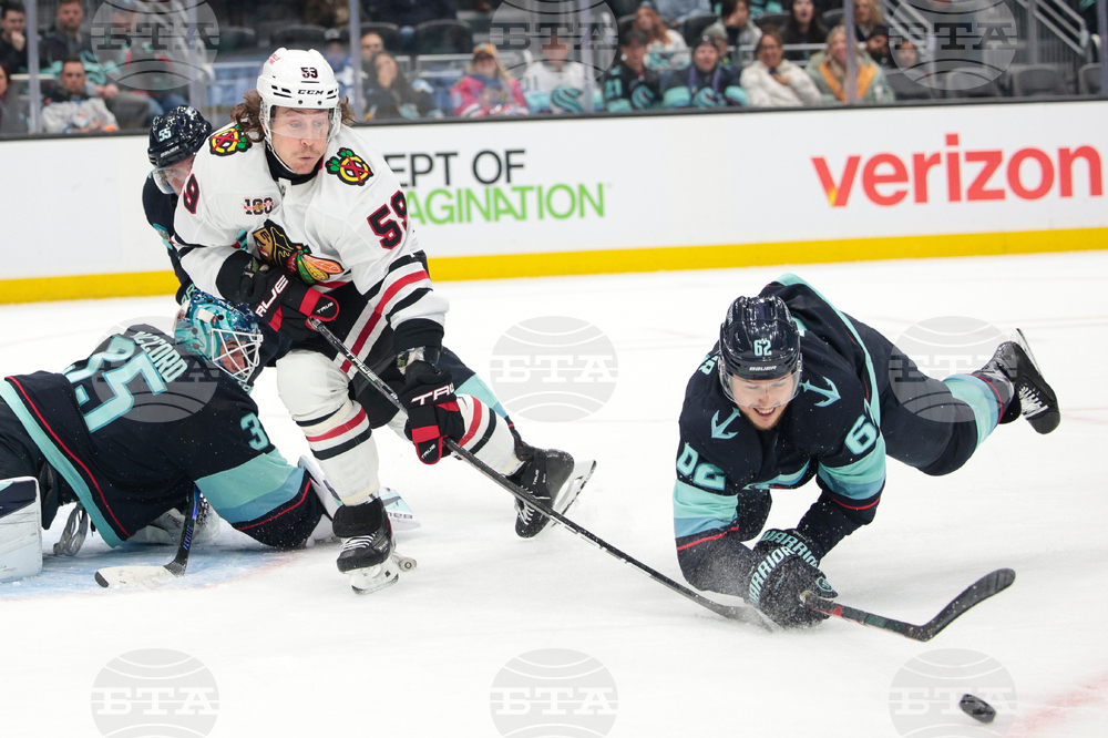 Blackhawks Kraken Hockey