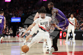 Lakers Trail Blazers Basketball
