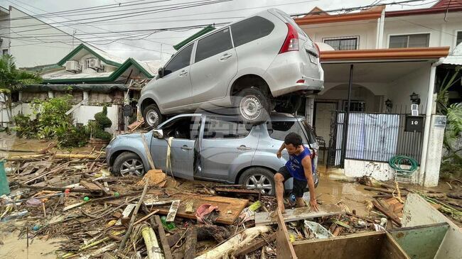 Броят на жертвите на тайфуна "Калмаеги" във Филипините надхвърли 60, над 430 000 души бяха евакуирани