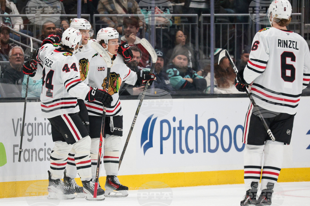 Blackhawks Kraken Hockey