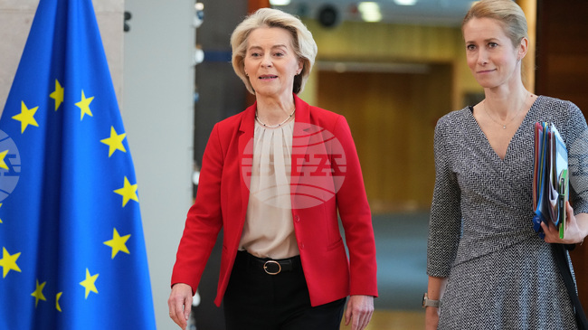 Няма да си тръгна от срещата на върха без споразумение за финансирането на Украйна, заяви Фон дер Лайен