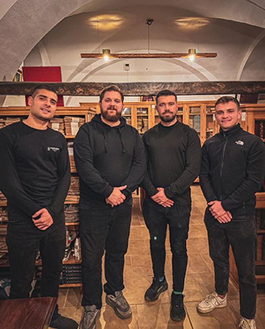 Екип от Геолого-географския факултет на Софийския университет изследва и дигитализира уникални географски източници в Зографския манастир