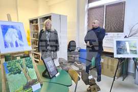 Панагюрище - СУ „Нешо Бончев“ - изложба „Будни“ - откриване