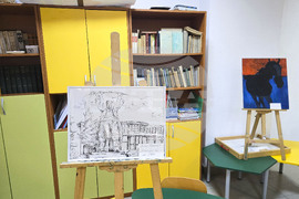 Панагюрище - СУ „Нешо Бончев“ - изложба „Будни“ - откриване