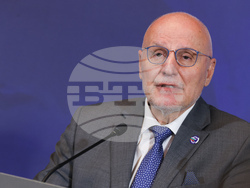 Резиденция "Бояна" - Кристин Лагард - Димитър Радев - пресконференция