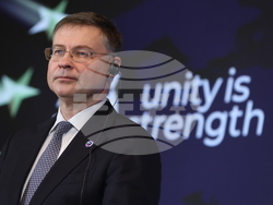 Валдис Домбровскис - пресконференция