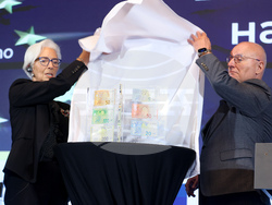 Резиденция Бояна - Кристин Лагард - Димитър Радев - пресконференция