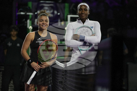 APTOPIX Saudi Arabia Tennis WTA Finals