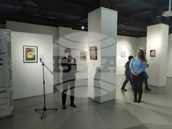 Открита бе изложба на картини кири-е от японски и български автори "Митове и легенди от цял свят" в "Триъгълната кула Сердика" към РИМ-София.