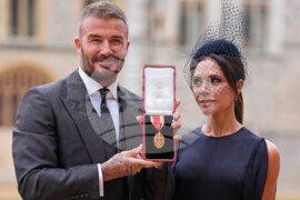 APTOPIX Britain Investitures