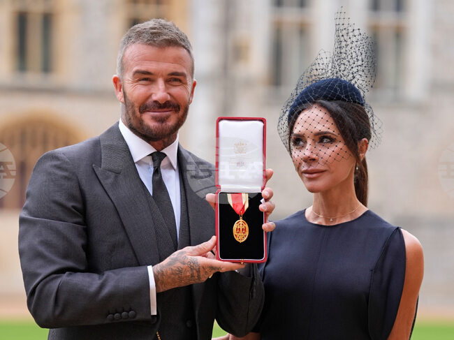 APTOPIX Britain Investitures