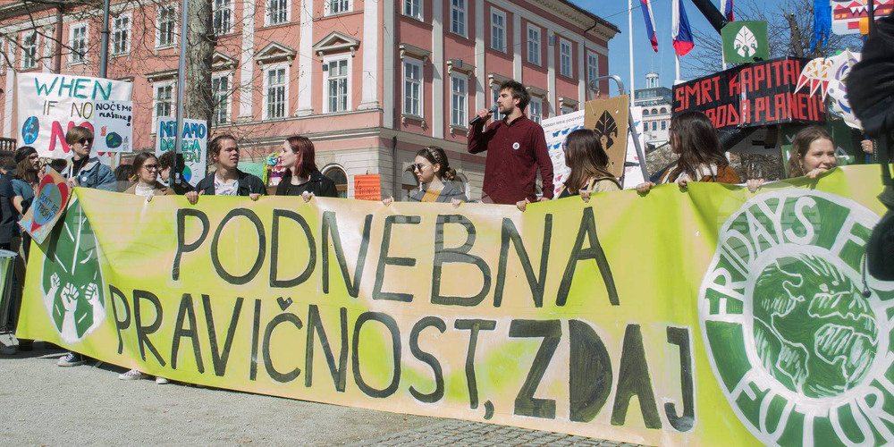 Протести за климатичните промени и околната среда в Словения