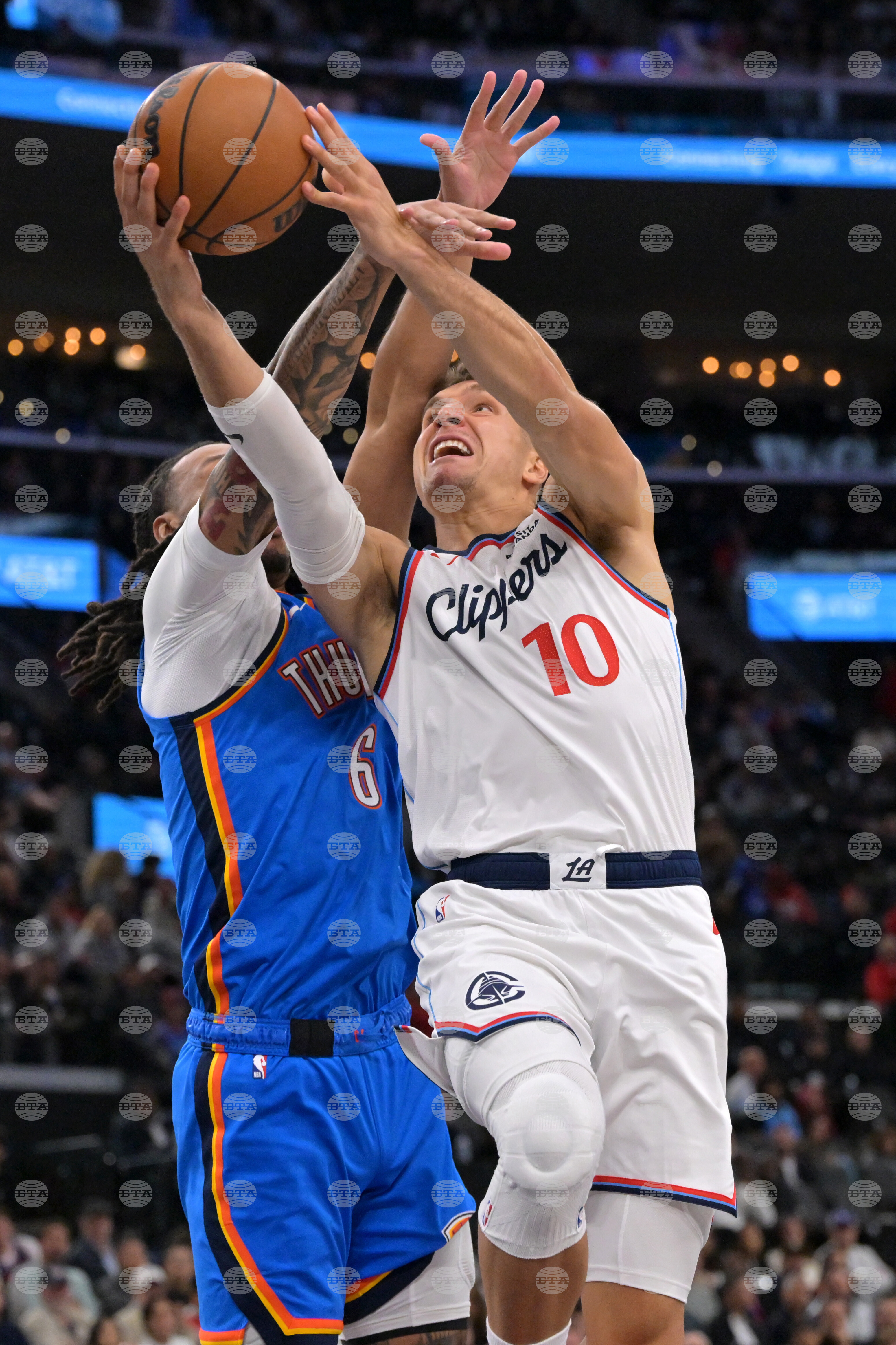 Thunder Clippers Basketball