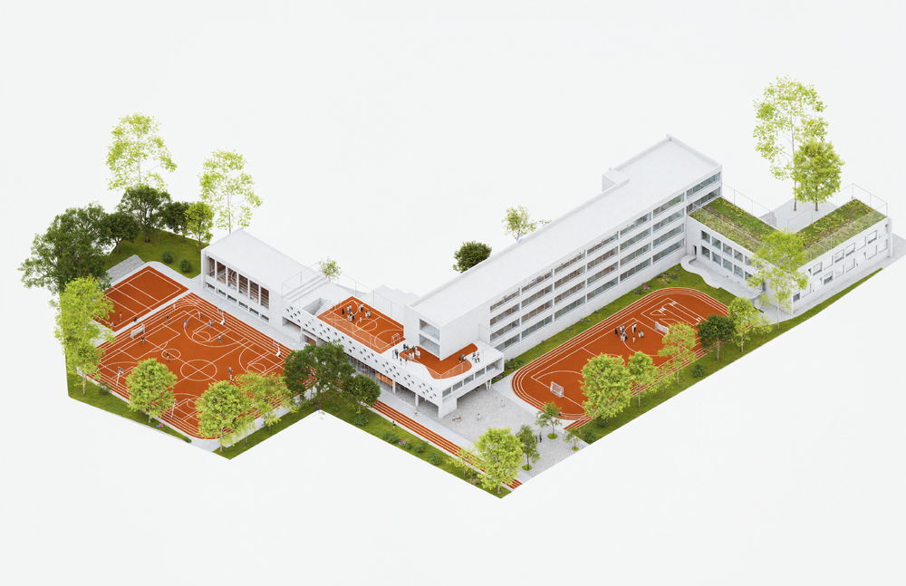 Столична община: Готов е новият проект на 35. СЕУ „Добри Войников“ – част от стратегията на Столична община за трансформация на училищата и училищните дворове