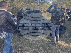 Шумен - незаконно сметище - почистване