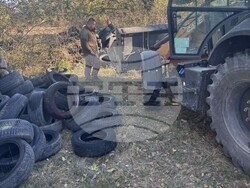 Шумен - незаконно сметище - почистване