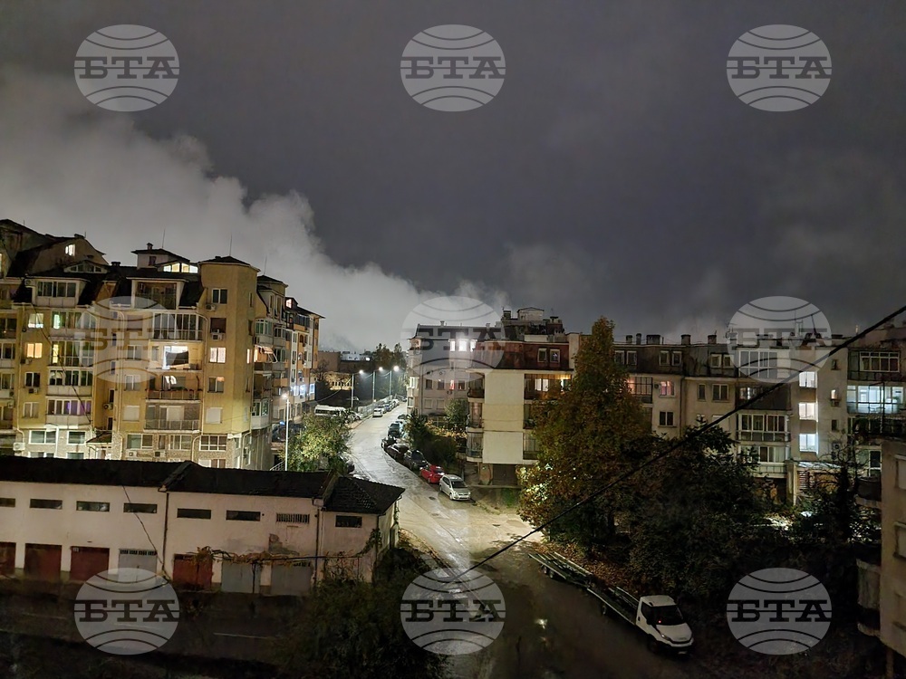 Не са установени аварии в работата на „Кроношпан“ и превишения на нормите за качеството на атмосферния въздух във Велико Търново през нощта