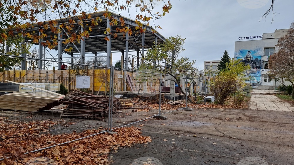 Добрич - училище - физкултурен салон - изграждане