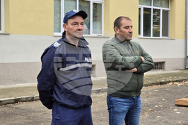 Ловеч - Детско полицейско управление - занятие със служебно куче