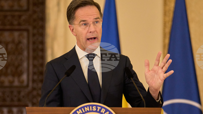 НАТО е готова да направи каквото трябва за отбрана, заяви в Букурещ генералният секретар на НАТО Марк Рюте