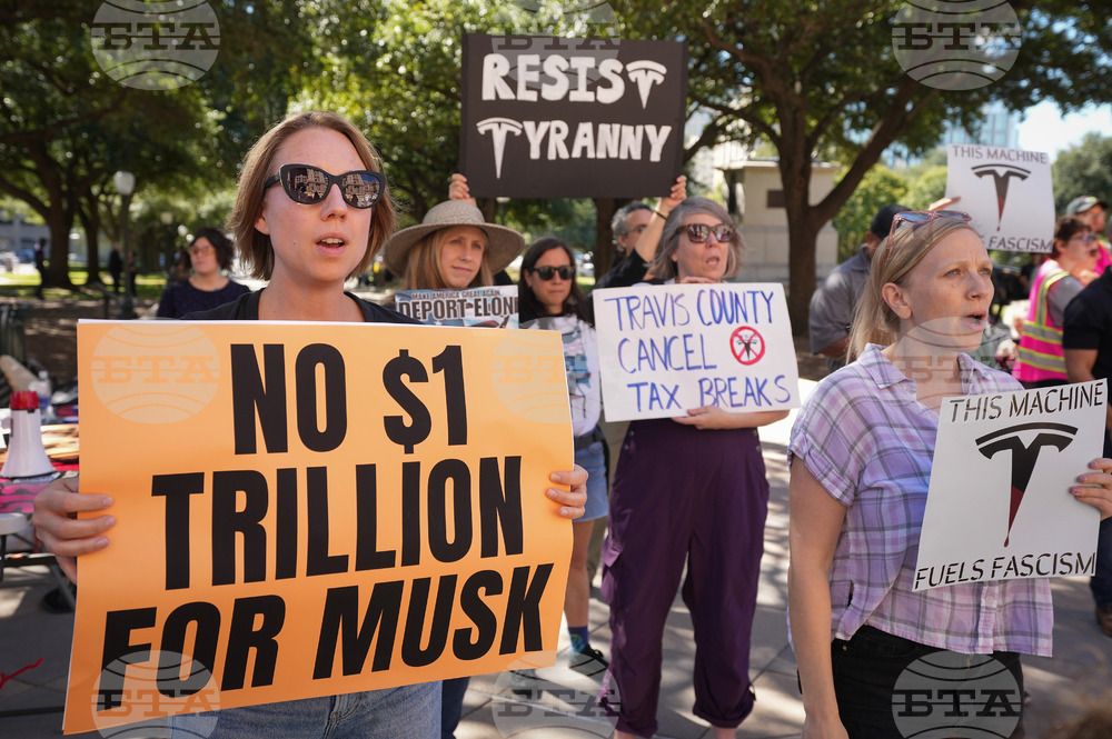 Texas Tesla Elon Musk Protest