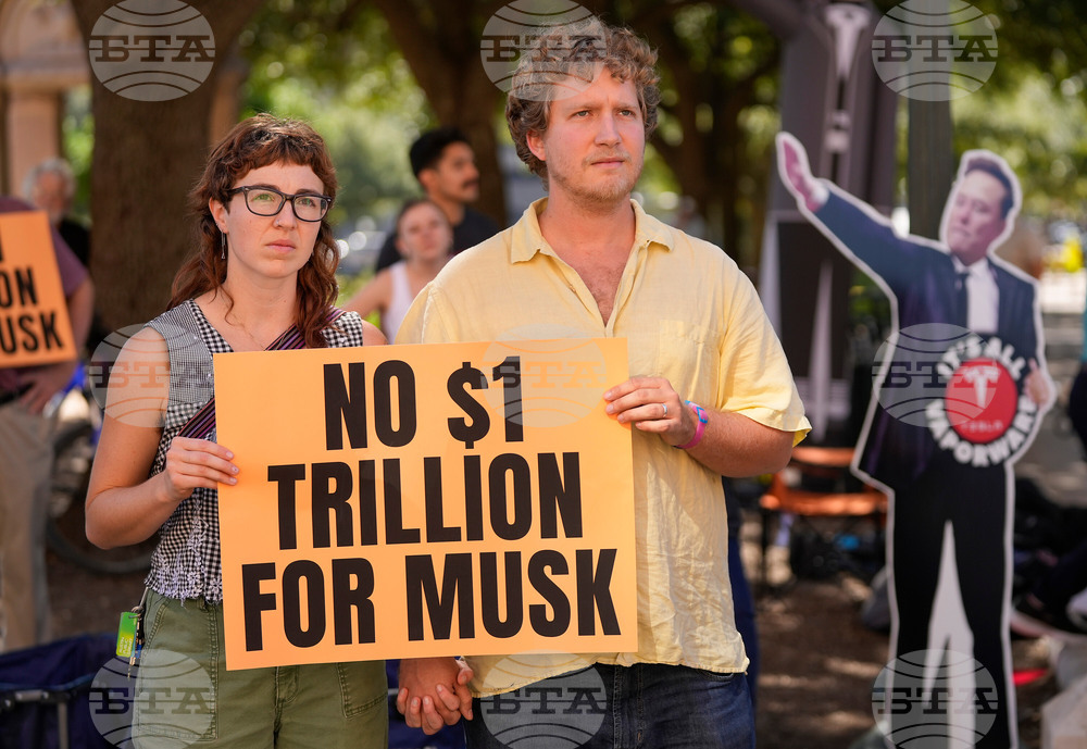 Texas Tesla Elon Musk Protest