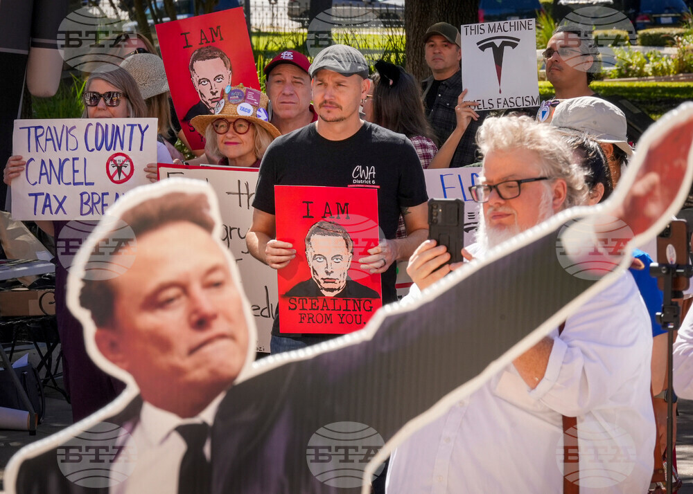 Texas Tesla Elon Musk Protest