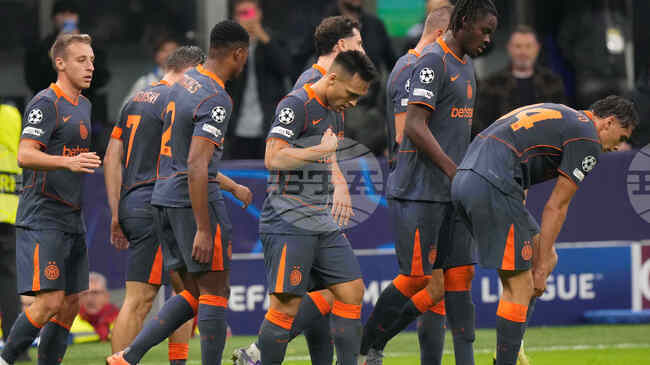 Лаутаро Мартинес посвети гола си срещу Кайрат в Шампионската лига на контузения Ашраф Хакими