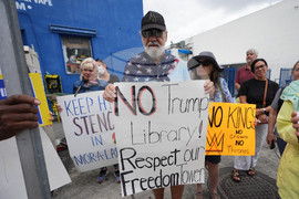 Trump Protest Miami