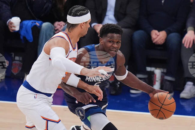 Timberwolves Knicks Basketball