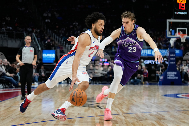 Jazz Pistons Basketball