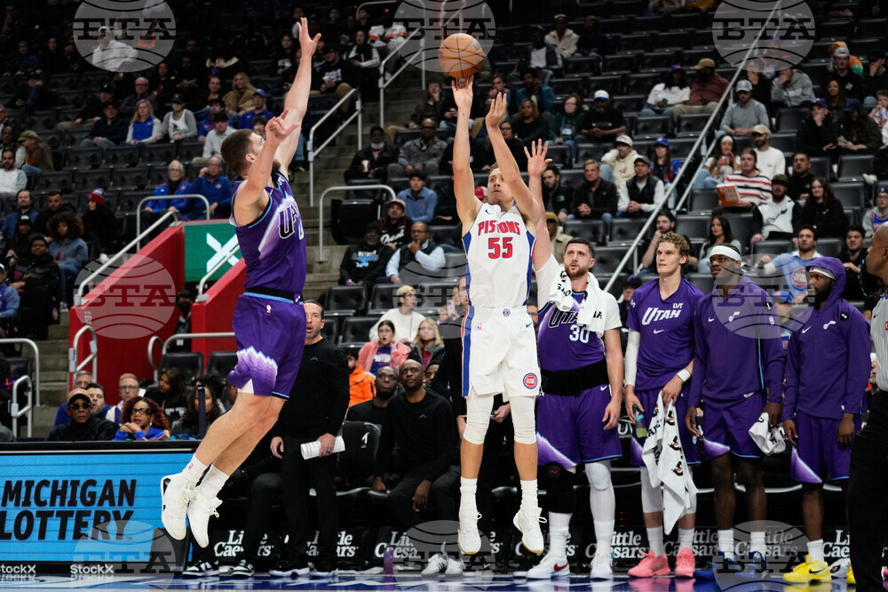 Jazz Pistons Basketball