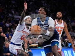 Timberwolves Knicks Basketball