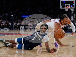 Timberwolves Knicks Basketball