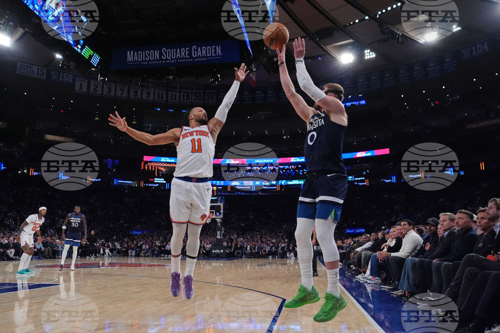 Timberwolves Knicks Basketball