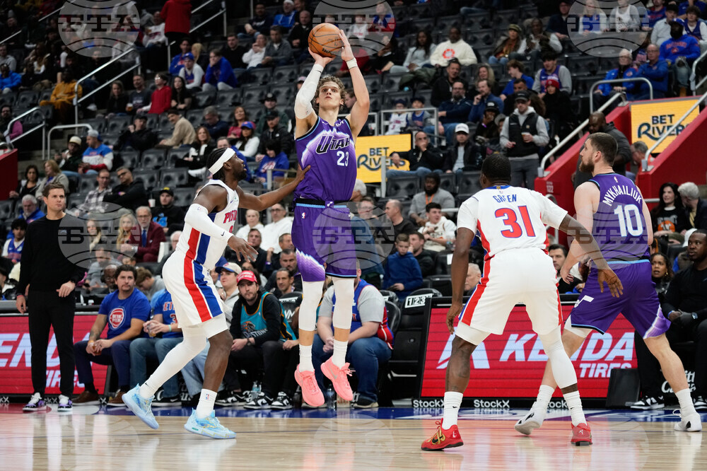 Jazz Pistons Basketball