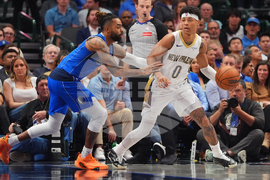 Pelicans Mavericks Basketball