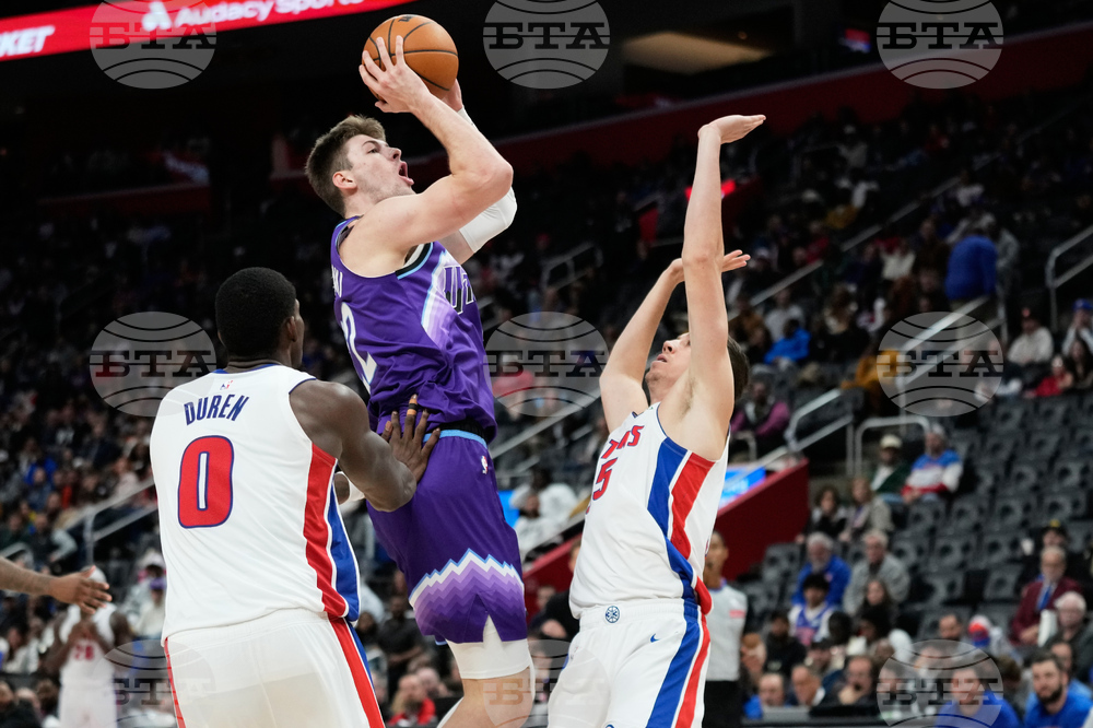 Jazz Pistons Basketball