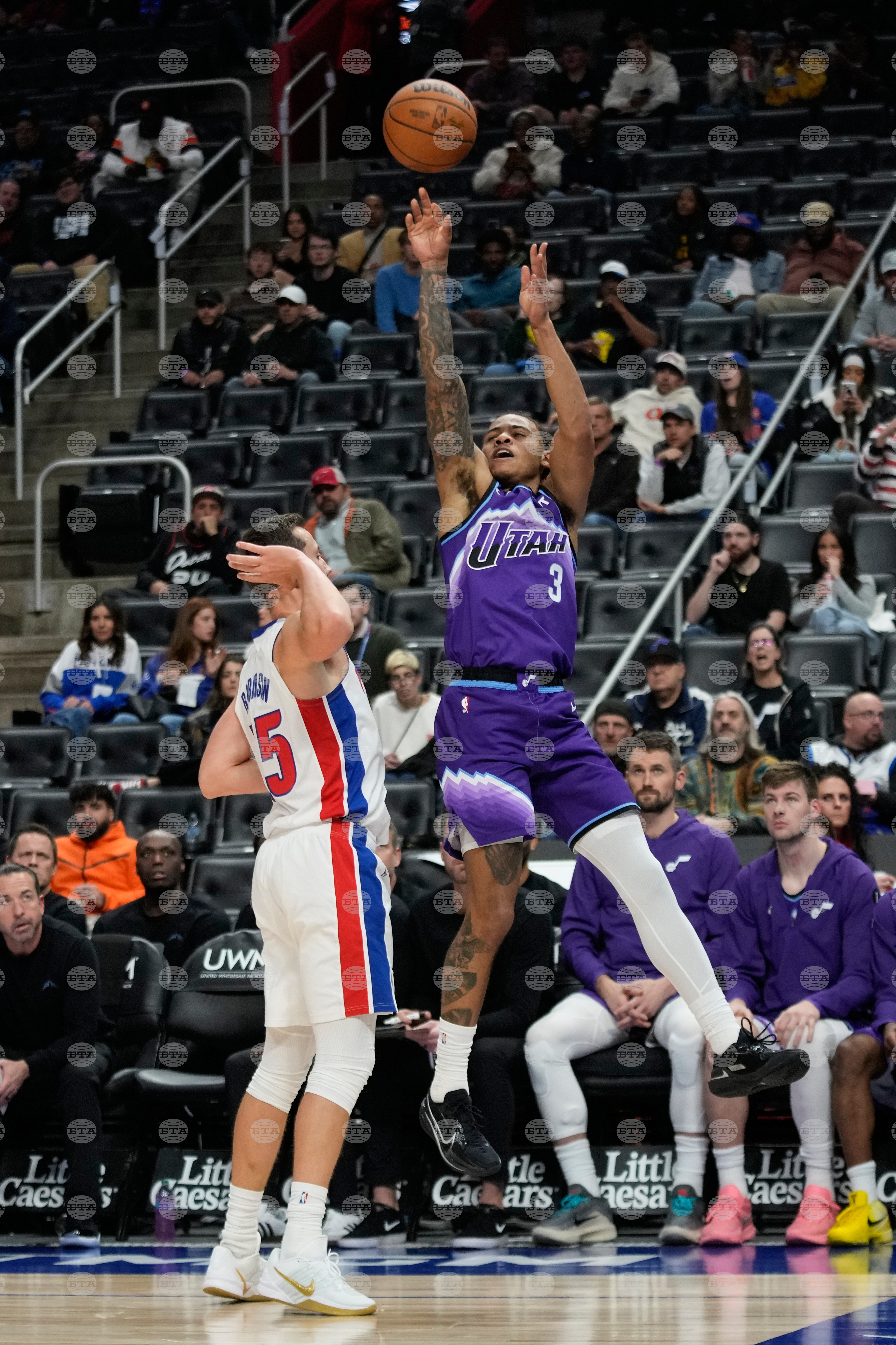 Jazz Pistons Basketball