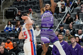 Jazz Pistons Basketball