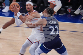 Timberwolves Knicks Basketball