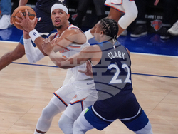 Timberwolves Knicks Basketball