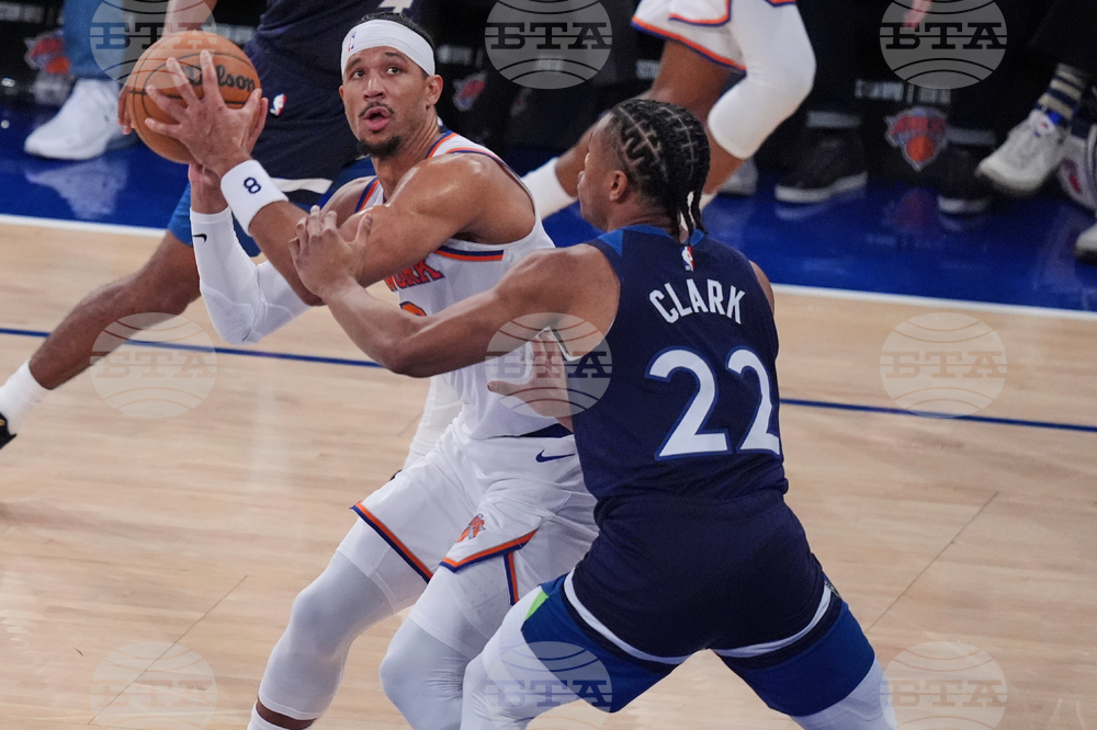 Timberwolves Knicks Basketball