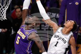Spurs Lakers Basketball