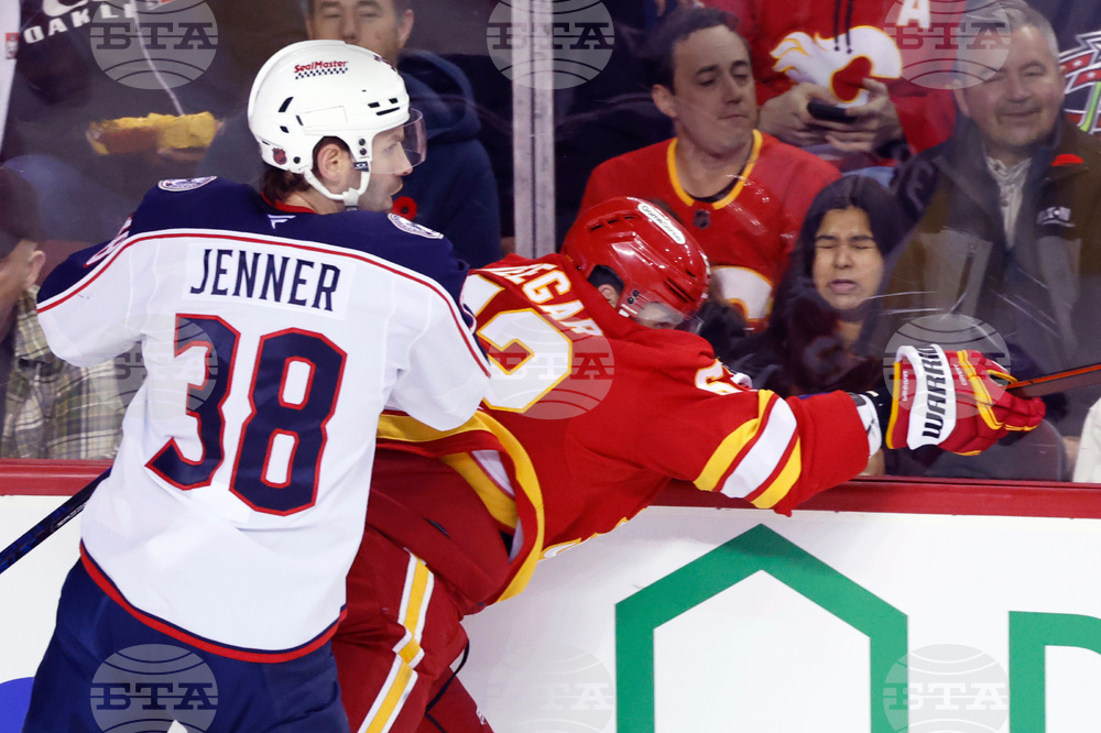 Blue Jackets Flames Hockey