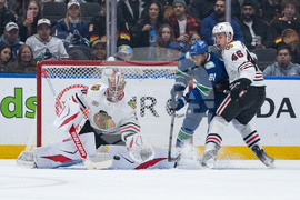 Blackhawks Canucks Hockey