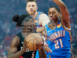 Trail Blazers Thunder Basketball